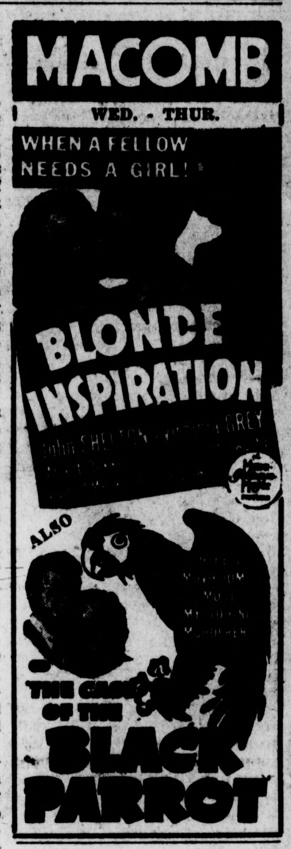 Emerald Theatre - Old Ad (newer photo)